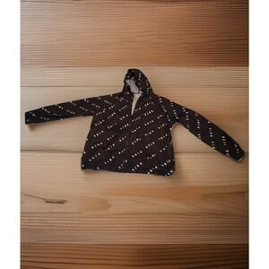 PINK Victoria's Secret Hooded Windbreaker Rain Coat M/L Lightweight Activewear